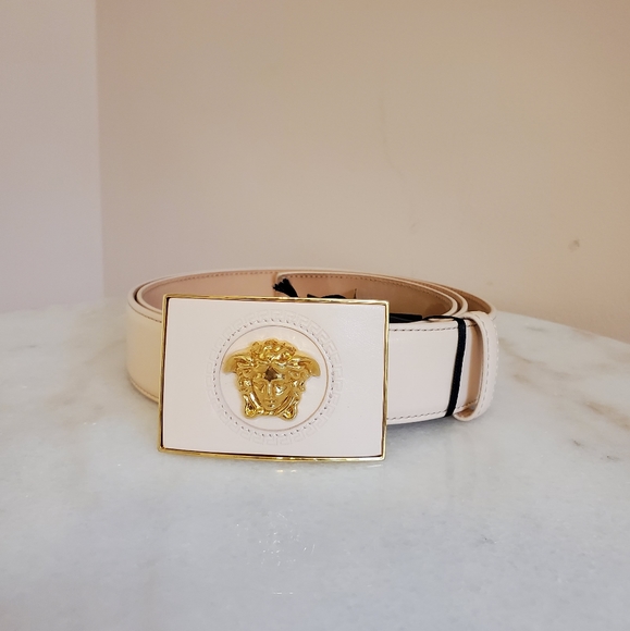 NWT GIANNI VERSACE Women Belt Peach/Nude main image 4